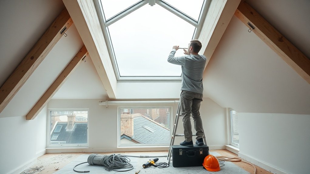 Electric Skylight Installation St Paul's