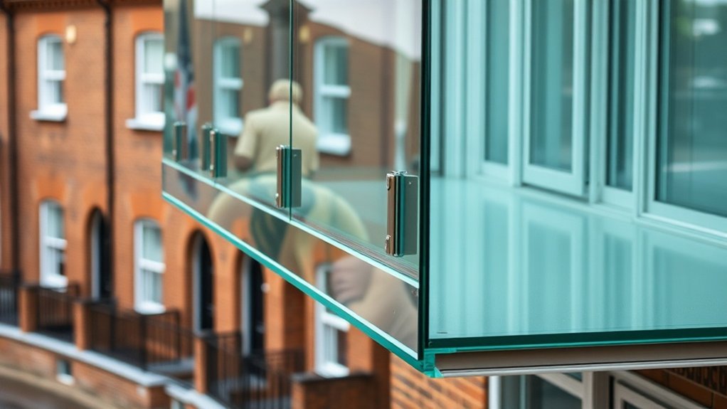 Glass Balcony Installation St Paul's