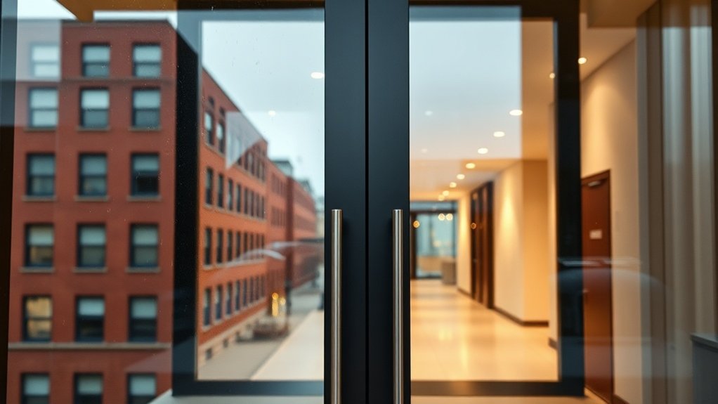 Glass Doors Temple