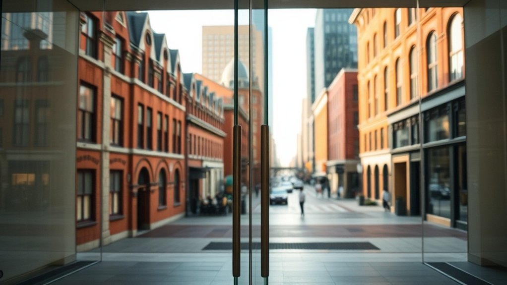 Glass Doors Ludgate Hill