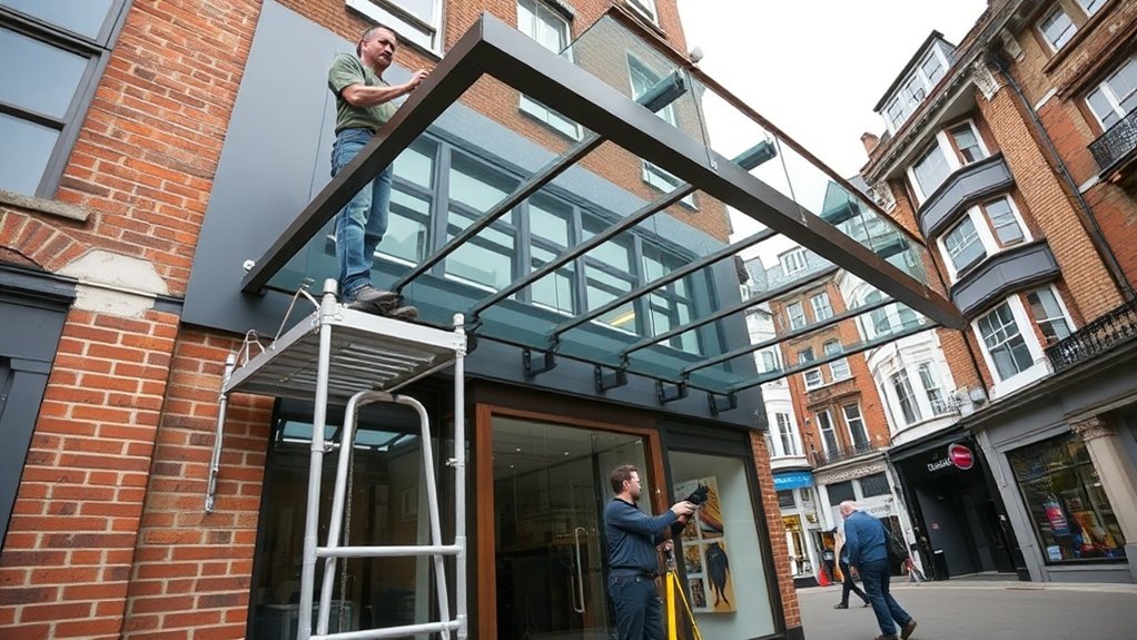 Shopfront Canopy St Paul's