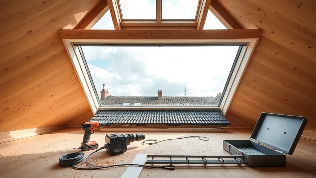 Skylight Installation Temple