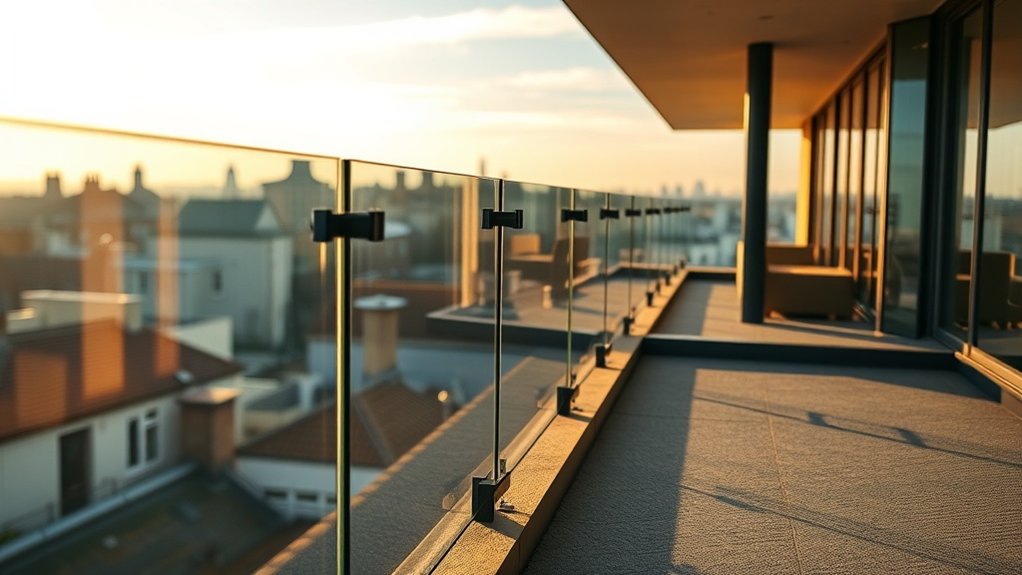 Terrace Glass Balustrades St Paul's