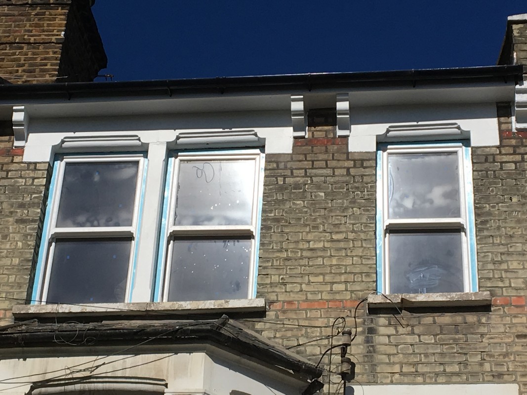 New uPVC sash windows fitted on Victorian terrace in St Paul's